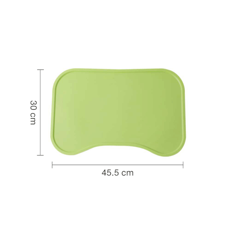 แผ่นซิลิโคนรองจานสัตว์เลี้ยง THAI SUN SPORT รุ่น PET0018-GR สีเขียว_1